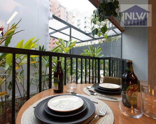 Studio Com 1 Dormitório À Venda, 24 M² Por R$ 305.700,00 - Campo Belo - São Paulo/sp - St0158