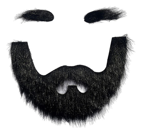 4 Conjunto De Barba Y Cejas Postizas, Disfraz De Bigote