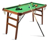 Comprar Mesa Billar Plegable Para Niño S Bola Taco Cepillo Tiza 55 