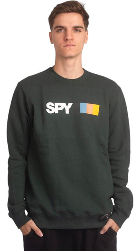 Buzo Spy Go Surfing Minimalist Verde Hombre