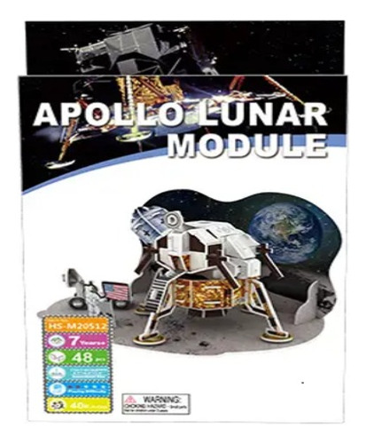 3d Rompecabezas - Puzzle - Apollo Modulo Lunar