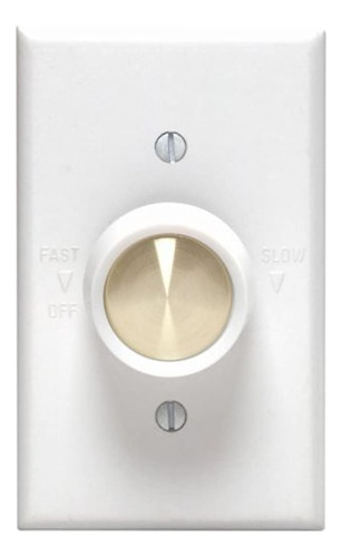 Leviton 612-6616-w Control De Velocidad Variable Del Ventila