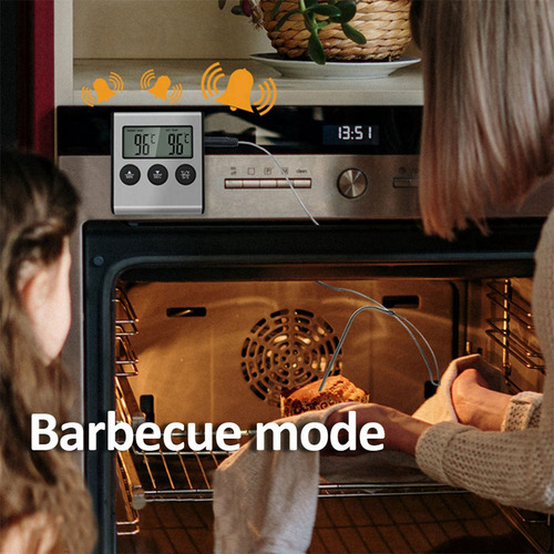 Termómetro Digital De Cocina Para Barbacoa, Horno, Parrilla