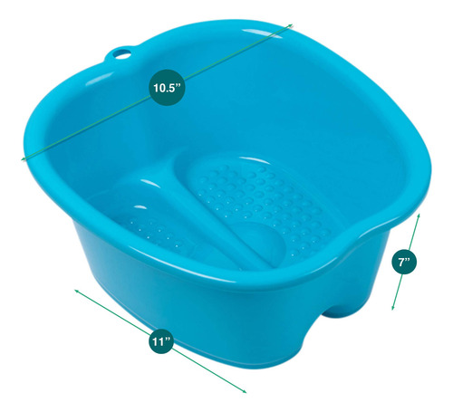 Bacia De Banho Para Imersão Para Pés Allsett Health, Tamanho