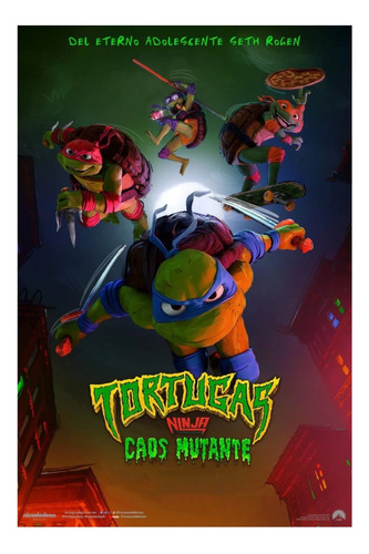 Tortugas Ninja: Caos Mutante (2023) - Dvd Full Latino