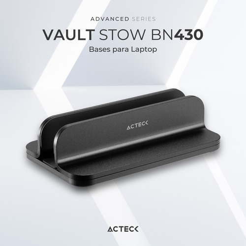 Base Soporte Vertical Para Laptop Acteck Bn430 Aluminio