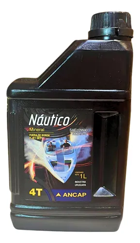 Aceite Nautico Ancap 4t 10w40 1 Lt Lanchas Botes