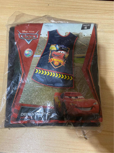 Delantal De Cars Original Talla 5. Nuevo