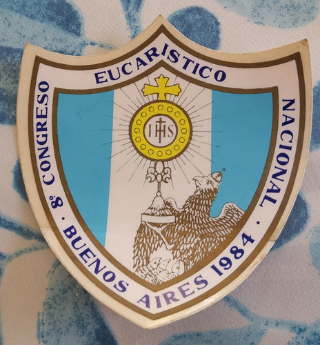 Par De Calcomanías Congreso Eucarístico Nacional 1984