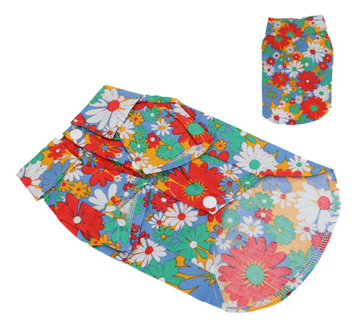 . Chaleco De Verano For Mascotas, Estilo Hawaiano, Bonito