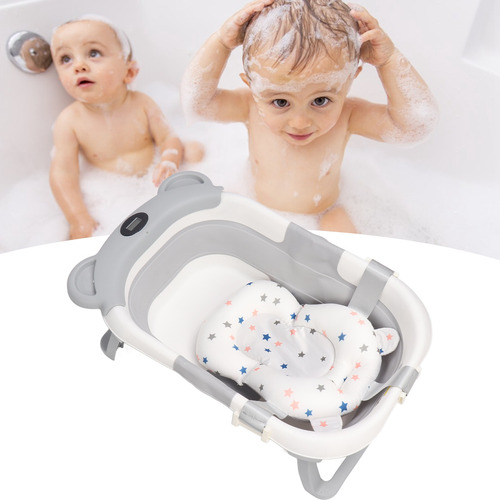 Bañera Para Bebés, Bañera Plegable Inteligente En Tiempo Rea