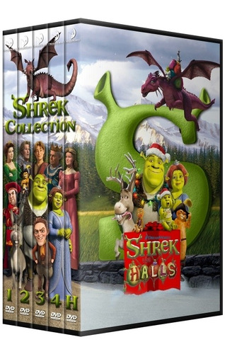 Shrek 1 2 3 4 5 Latino/inglés Subt Español Dvd