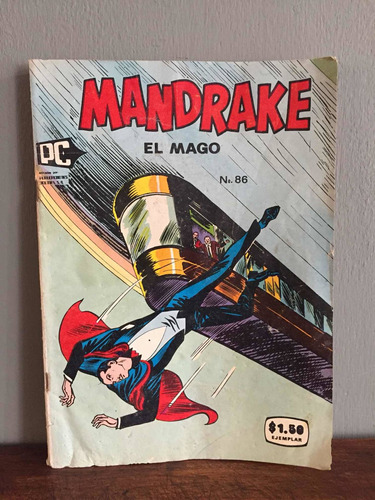 Cómic Antiguo Mandrake El Mago Año 1972 Número 86