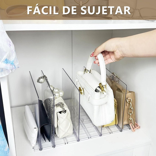 Divisores Estante De Acrílico Organizador Bolsas Para Dama