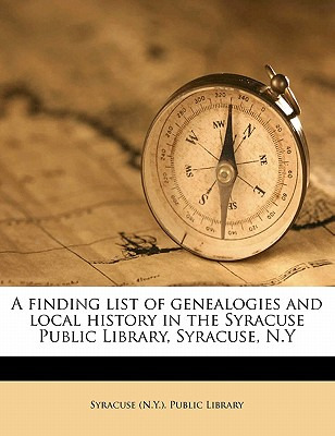 Libro A Finding List Of Genealogies And Local History In ...