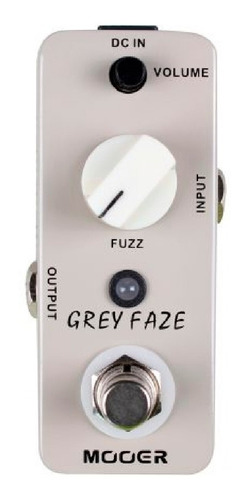 Imagem 1 de 3 de Pedal Fuzz Mooer Grey Faze Vintage Fuzz Mini Oferta!