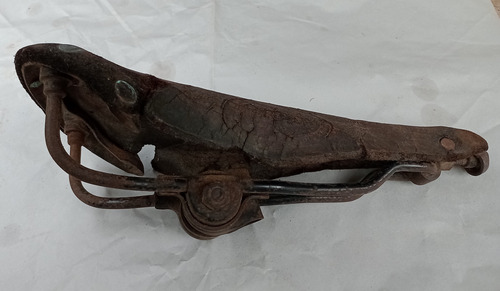 Asiento De Bicicleta Antiguo, De Los 50,marca Inglesa (Usado)
