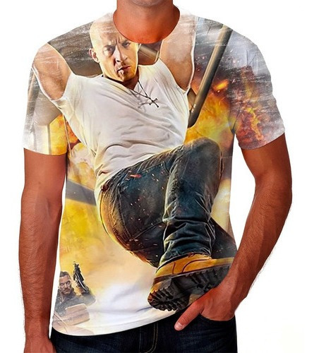 Camiseta Camisa Velozes E Furuosos Filme Carro Masculina K10