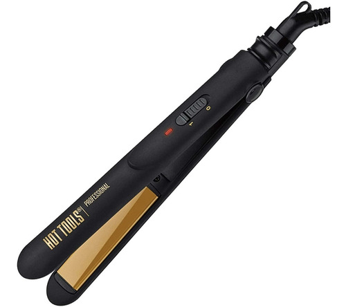 Plancha de cabello mini Hot Tools HT7125F negra 127V