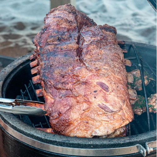 Imagen 6 de 10 de Costillero Accesorio Para Kamado B10 Parrilla Ahumador