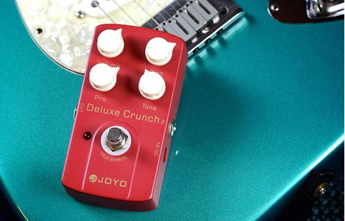 Pedal de guitarra Joyo Distortion Deluxe Crunch Dark Pink