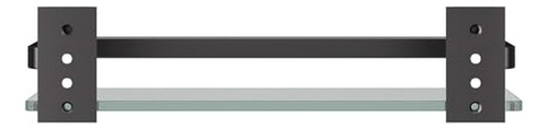 Estante De Pared Para Baño Danpoo, Vidrio Templado (negro)