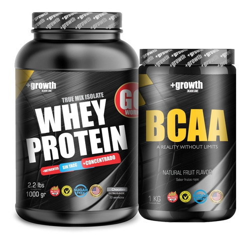 1k Whey Protein Iso + 1k De Bcaa 8:1:1 