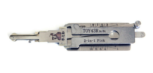 Ganzua Lishi Toy43r  2 In 1  Toyota