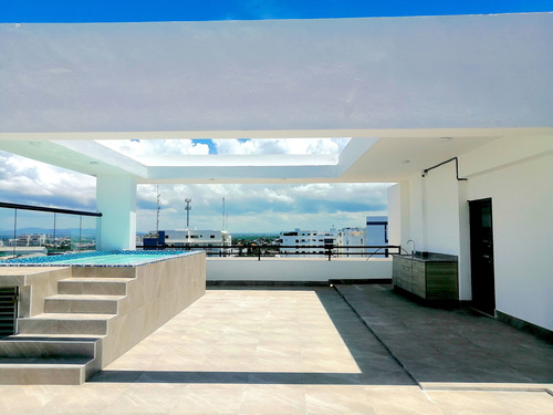 Apartamento En Alquiler En Naco. Nuevo A Estrenar, Con Linea Blanca