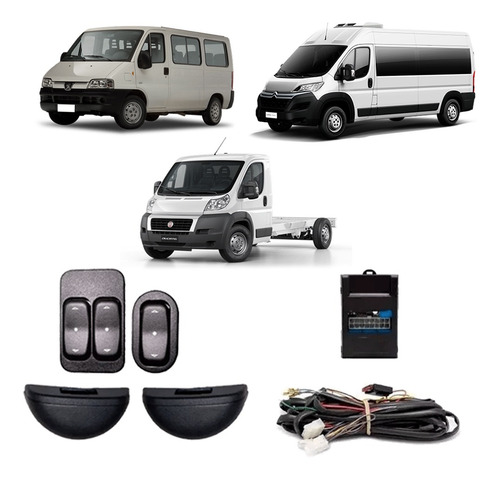 Imagem 1 de 4 de Kit Vidro Elétrico Tragial Peugeot Boxer Ducato E Jumper
