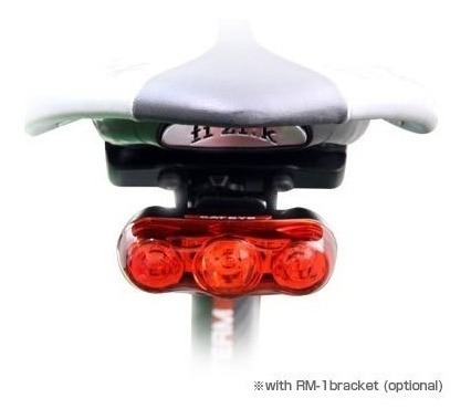Imagen 6 de 9 de Luz Trasera Bicicleta Cateye Tl-ld630 Flashing 3 Func 3 Leds