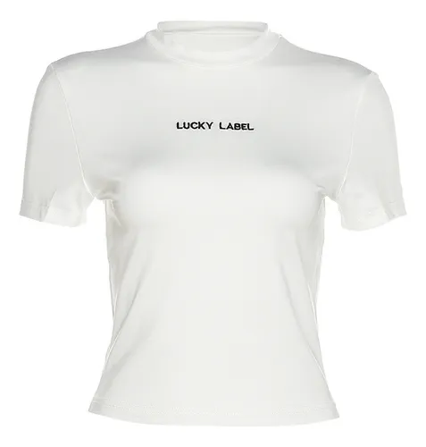 Blusas con outlet letras bordadas