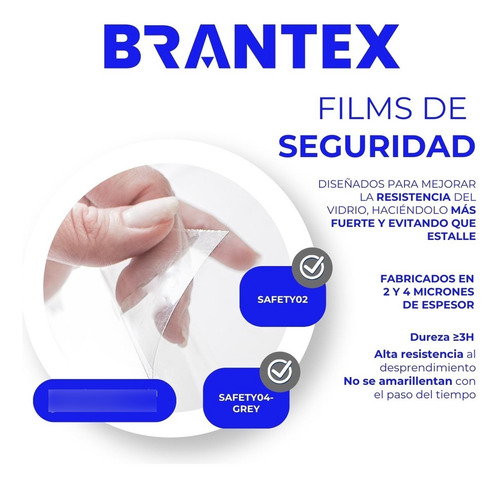 Film Seguridad Ventanas Antiestallido Control Uv X3m