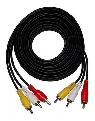 Puntotecno - Cable Audio Video Rca 3x3 10 Mts