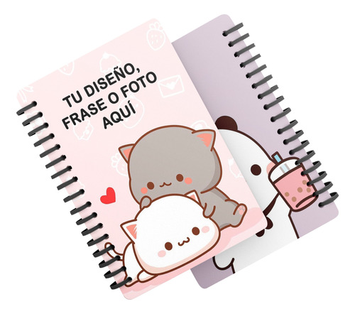 Cuaderno Personalizado 2 Tapas Dura A5 80 Hojas Rayado