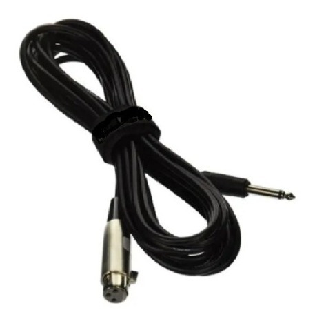 Imagen 3 de 4 de Cable Micrófono Xlr - Plug Negro Kirlin 6 Metros