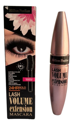 Mascara De Pestañas Lash Volumen 24h Color Negro