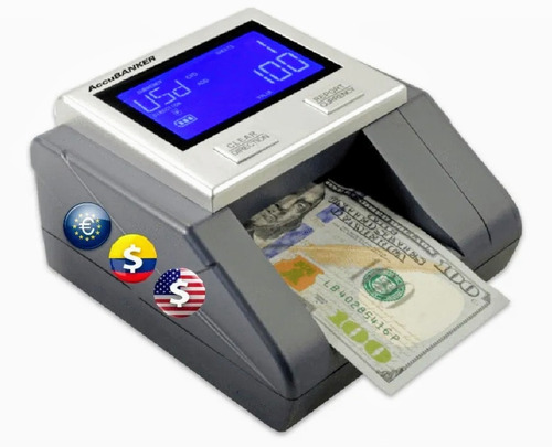 Detector Billetes Falsos Portatil Accubanker D585 Dl/eu/peso (Usado)