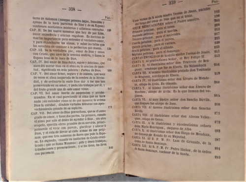 Obras De Santa Teresa De Jesus Tomo 5 - Barcelona 1872 (Usado)