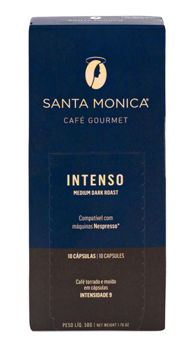 Café Gourmet Intenso 10 Cápsulas Nespresso - Santa Monica