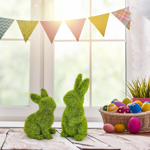 Micosim Decoraciones De Conejo De Pascua, Figura De Conejo M