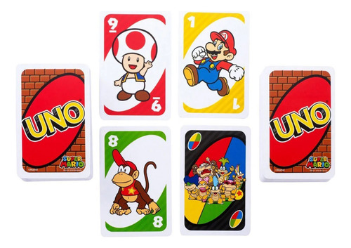 Juego De Cartas Uno De Super Mario Bros