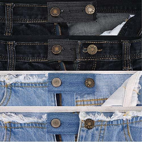 Skylety Conjunto De Extensores Elasticos Para Pantalones Vaq