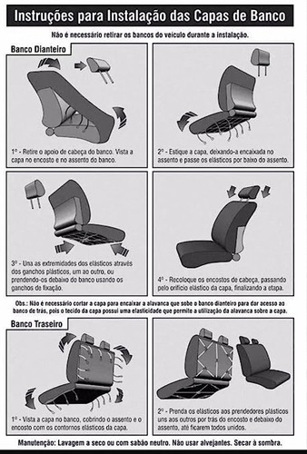 Capa~para Banco Em Tecido Automotivo Captiva 2008