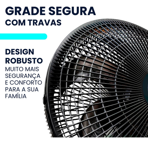 Ventilador Coluna Ajustável 6 Pás Silencioso Dormir Eco