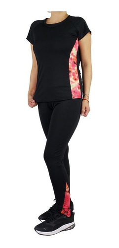 Conjunto Deportivo Mujer Lycra. Calza Y Polera. Yoga, Zumba