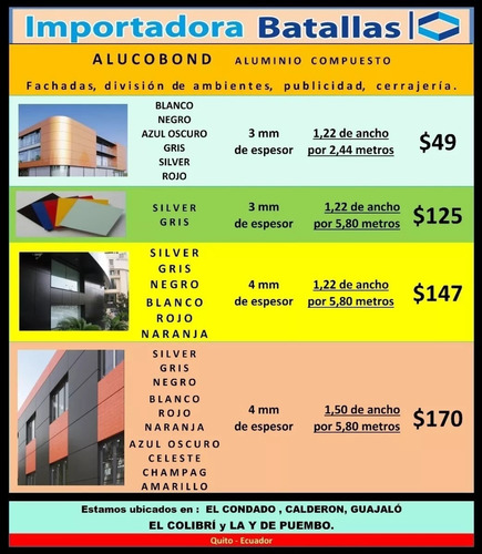 Imagen 3 de 12 de Promoción Alucobond Tubería Cable Acero Gypsum Soldadora Ac4