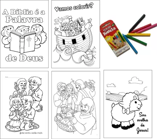 Kit 6 Giz de Cera Pintar Arte Desenhar e Colorir 45g Material Escolar  Colorir - Magix - Kit de Colorir - Magazine Luiza