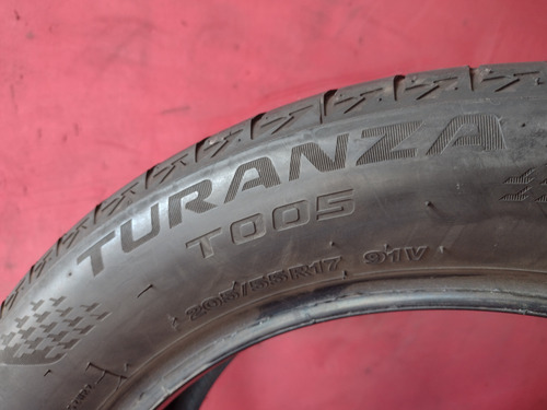 Pneu 205 55 Aro 17 Bridgestone Turanza T005 Usado Meia Vida V (Usado)