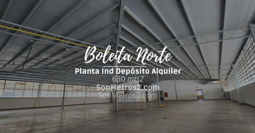 Depósito Planta Industrial Alquiler En Boleita Norte 630ms Sonmetros2